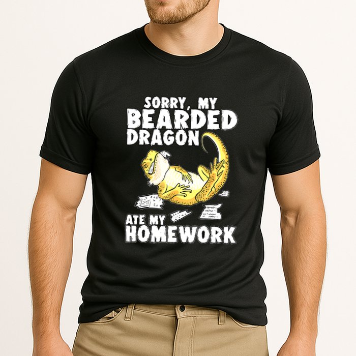 Bearded Dragon Funny Bearded Dragon Reptile Funny Lizard Gift Cooling Performance Crew T-Shirt