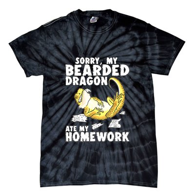 Bearded Dragon Funny Bearded Dragon Reptile Funny Lizard Gift Tie-Dye T-Shirt