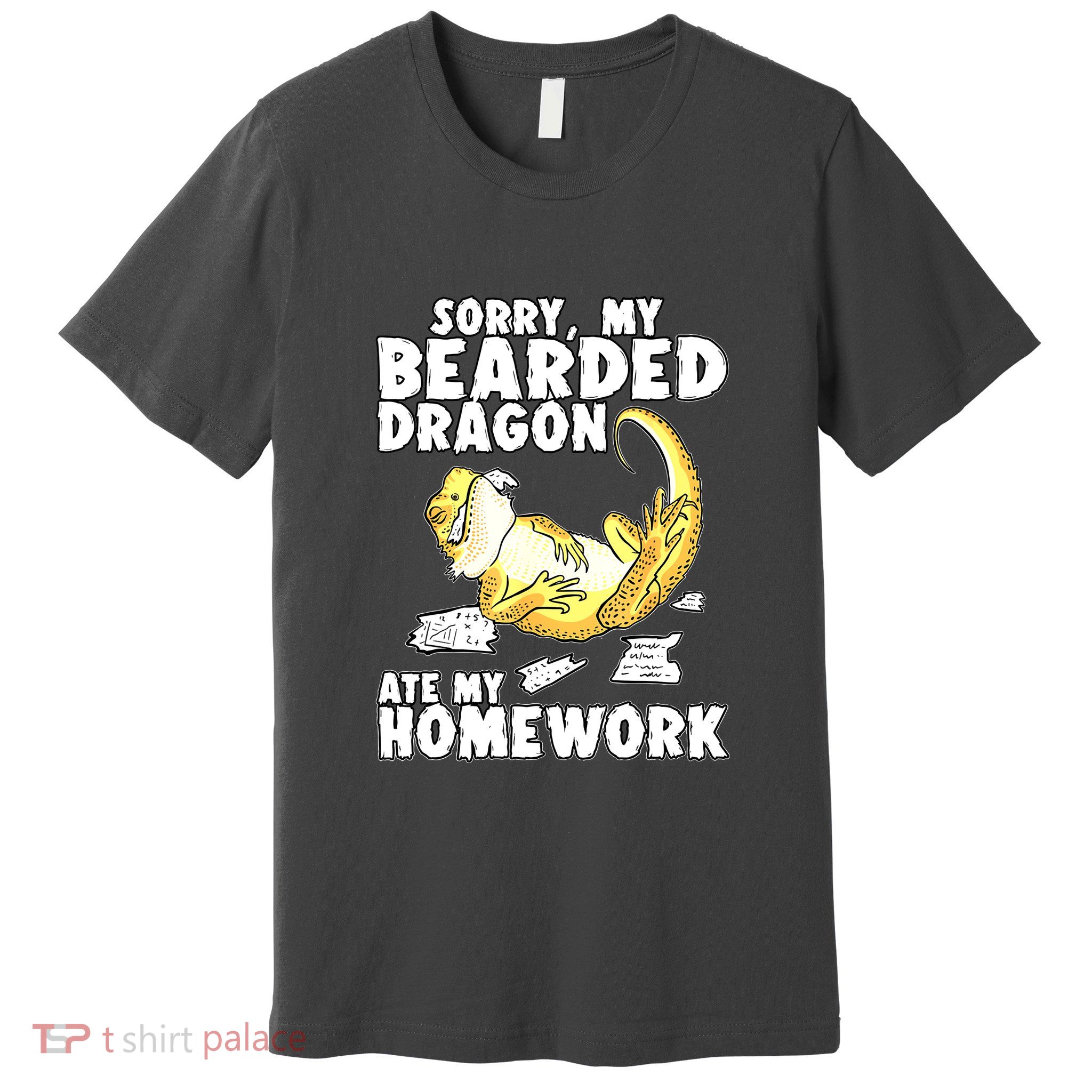 Bearded Dragon Funny Bearded Dragon Reptile Funny Lizard Gift Premium T-Shirt