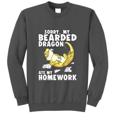 Bearded Dragon Funny Bearded Dragon Reptile Funny Lizard Gift Tall Sweatshirt