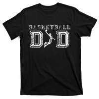 Basketball Dad Fathers Day Gift For Daddy Papa Father T-Shirt