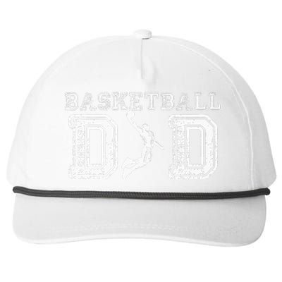 Basketball Dad Fathers Day Gift For Daddy Papa Father Snapback Five-Panel Rope Hat