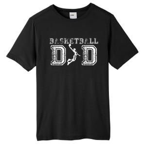 Basketball Dad Fathers Day Gift For Daddy Papa Father Tall Fusion ChromaSoft Performance T-Shirt