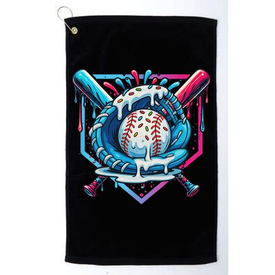 Baseball Drip For Ice Cream Drip Baseball Golf Towel