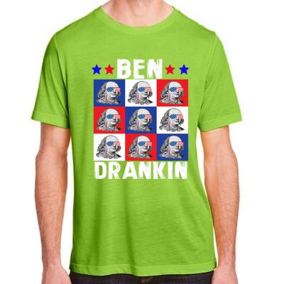 Ben Drankin Franklin Merica 4th Of July Patriotic Holiday Gift Adult ChromaSoft Performance T-Shirt