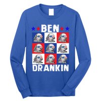 Ben Drankin Franklin Merica 4th Of July Patriotic Holiday Gift Long Sleeve Shirt