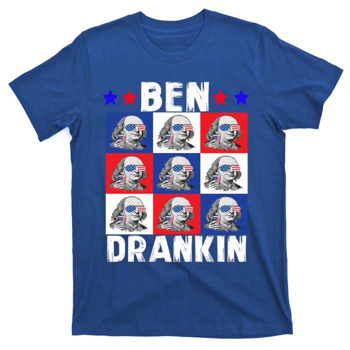 Ben Drankin Franklin Merica 4th Of July Patriotic Holiday Gift T-Shirt