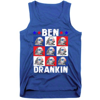 Ben Drankin Franklin Merica 4th Of July Patriotic Holiday Gift Tank Top