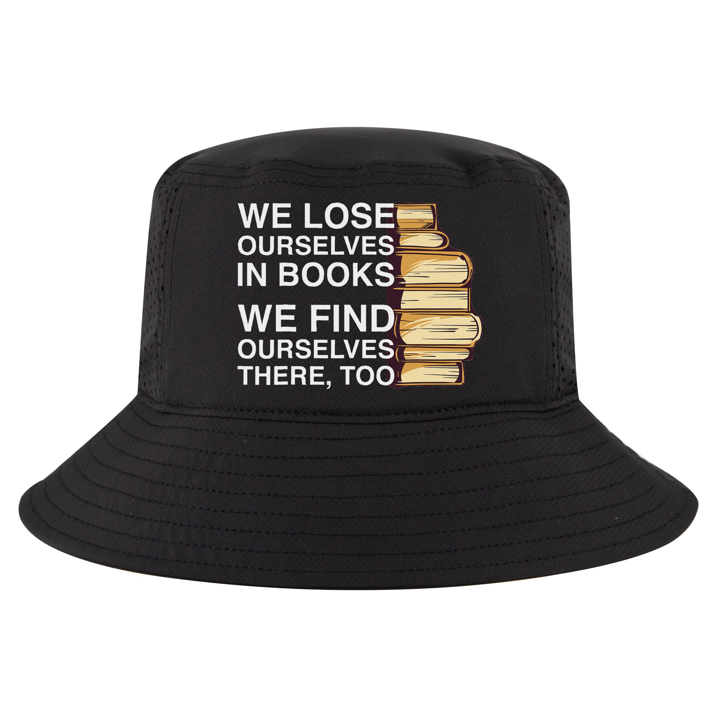 Book Design For A Book Lover Cool Comfort Performance Bucket Hat
