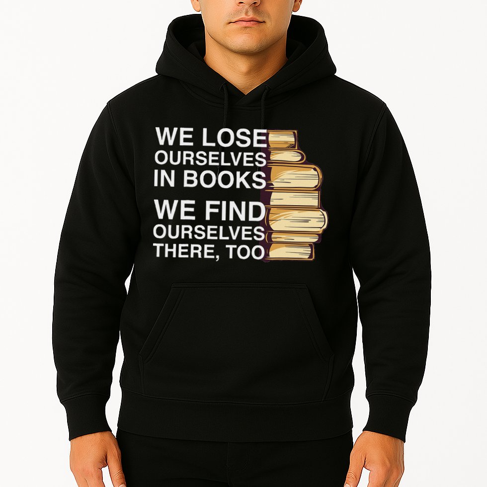 Book Design For A Book Lover Hoodie