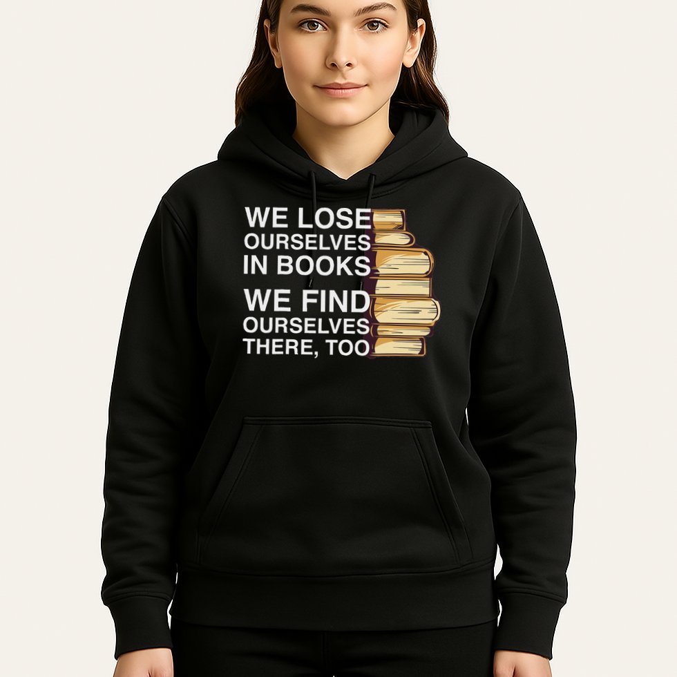 Book Design For A Book Lover Hoodie