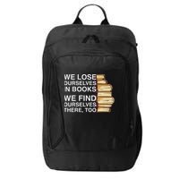 Book Design For A Book Lover City Backpack