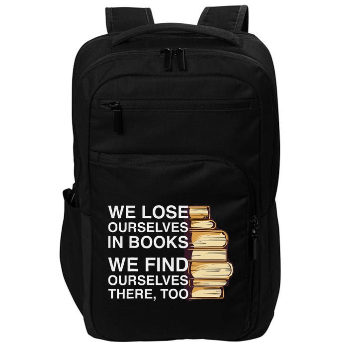 Book Design For A Book Lover Impact Tech Backpack