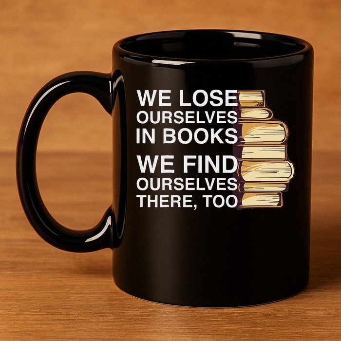 Book Design For A Book Lover 11oz C Handle Ceramic Mug