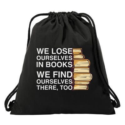 Book Design For A Book Lover Drawstring Bag
