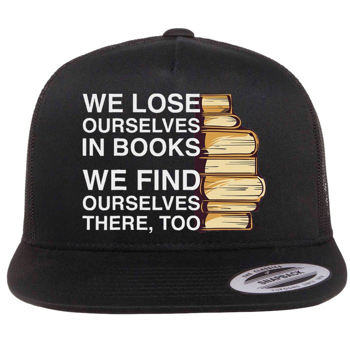 Book Design For A Book Lover Flat Bill Trucker Hat