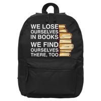 Book Design For A Book Lover 16 in Basic Backpack
