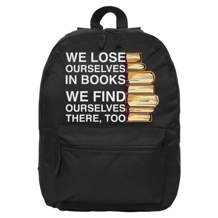 Book Design For A Book Lover 16 in Basic Backpack
