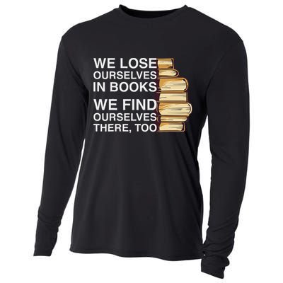 Book Design For A Book Lover Cooling Performance Long Sleeve Crew