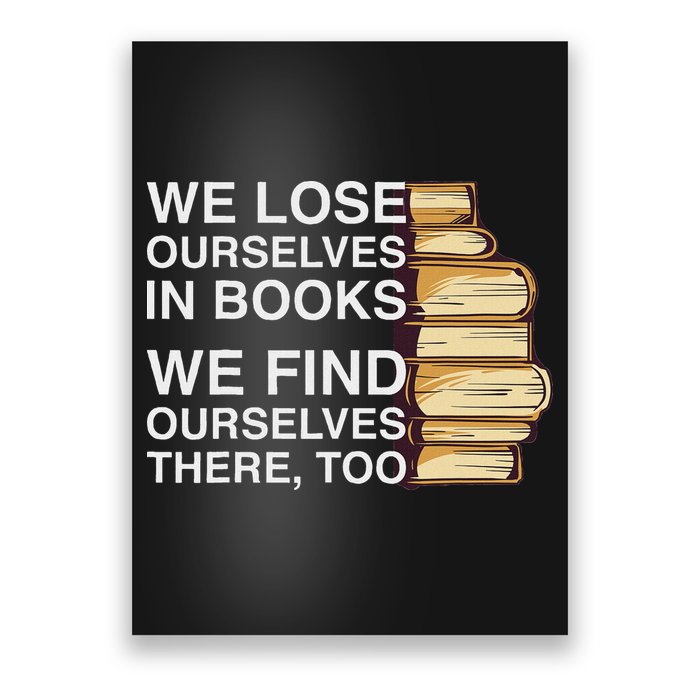 Book Design For A Book Lover Poster