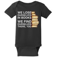Book Design For A Book Lover Baby Bodysuit