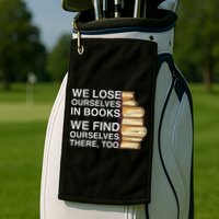 Book Design For A Book Lover Golf Towel