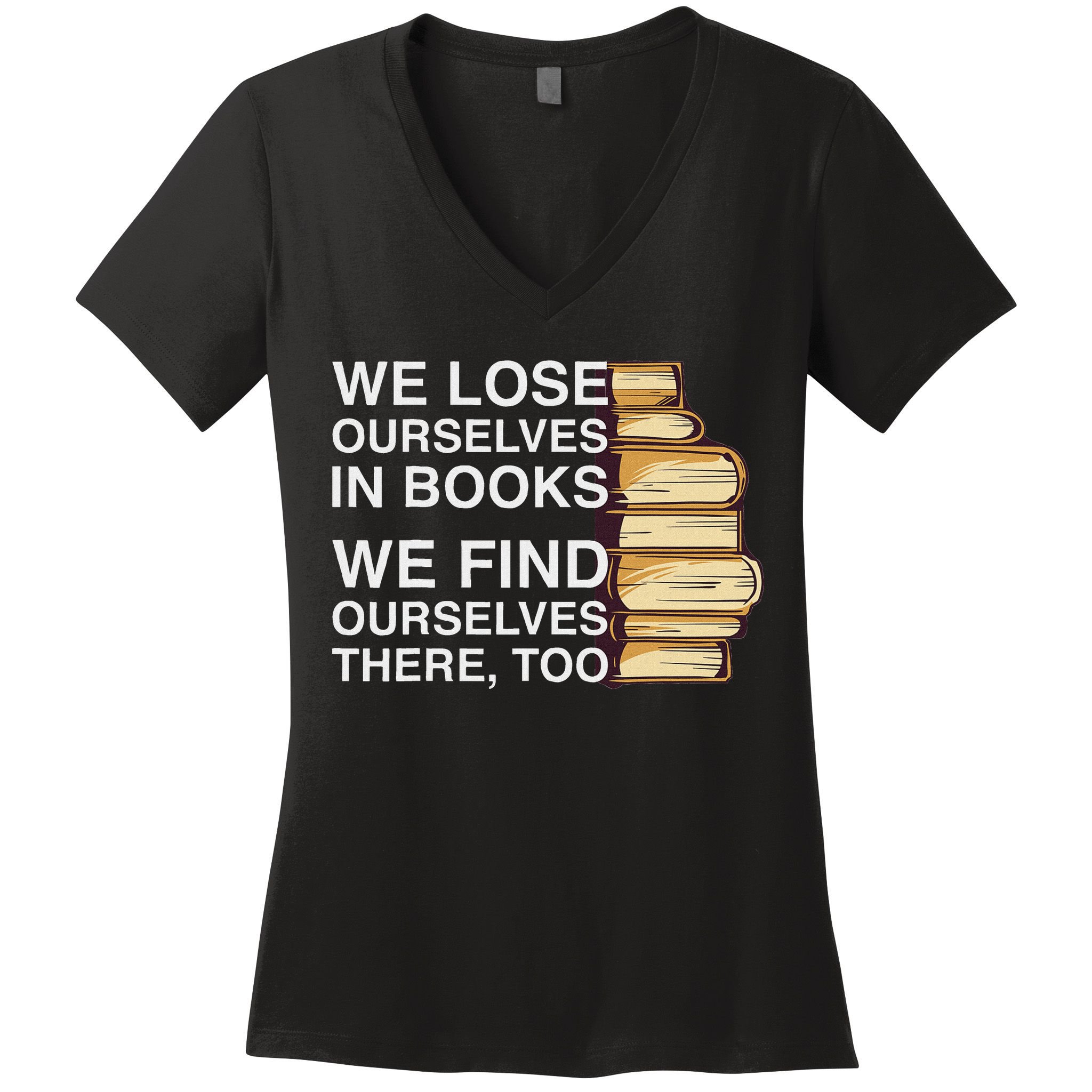 Book Design For A Book Lover Women's V-Neck T-Shirt
