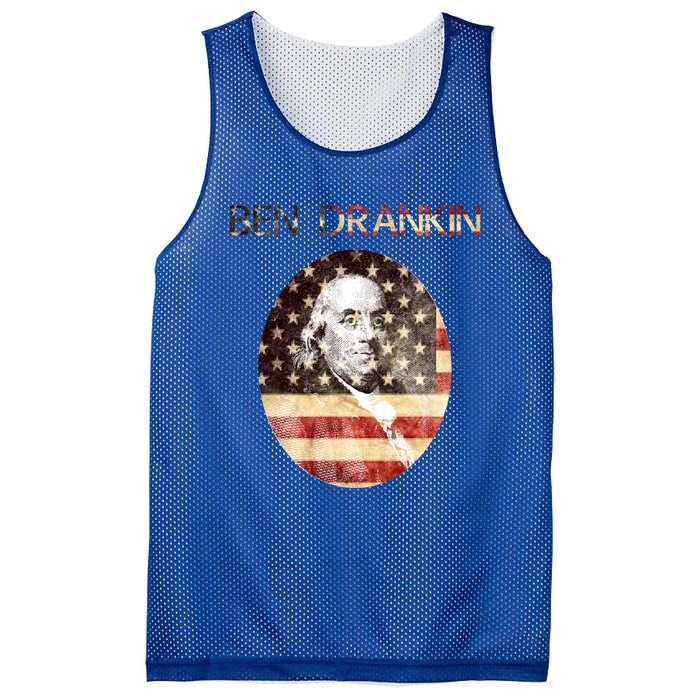 Ben Drankin Funny Gift For Weekend Ing Bbq Gift Mesh Reversible Basketball Jersey Tank