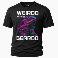Bearded Dragon Funny Reptile Lover Cooling Performance Crew T-Shirt