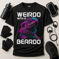 Bearded Dragon Funny Reptile Lover Cooling Performance Crew T-Shirt