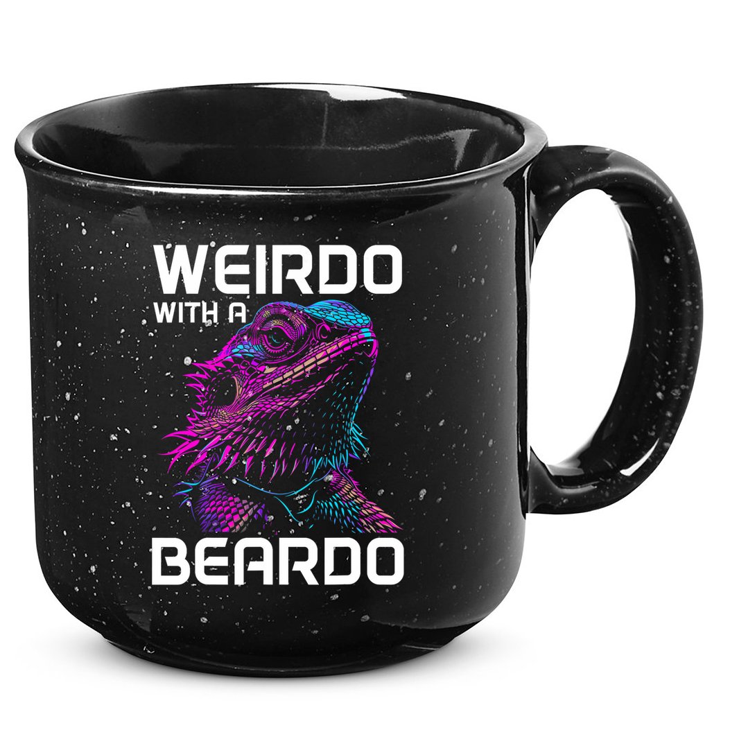 Bearded Dragon Funny Reptile Lover 15oz Campfire Ceramic Mug