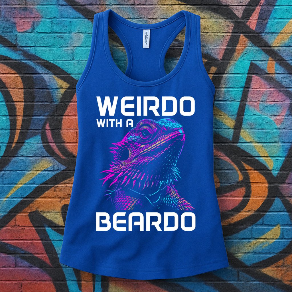 Bearded Dragon Funny Reptile Lover Womens Tank Top