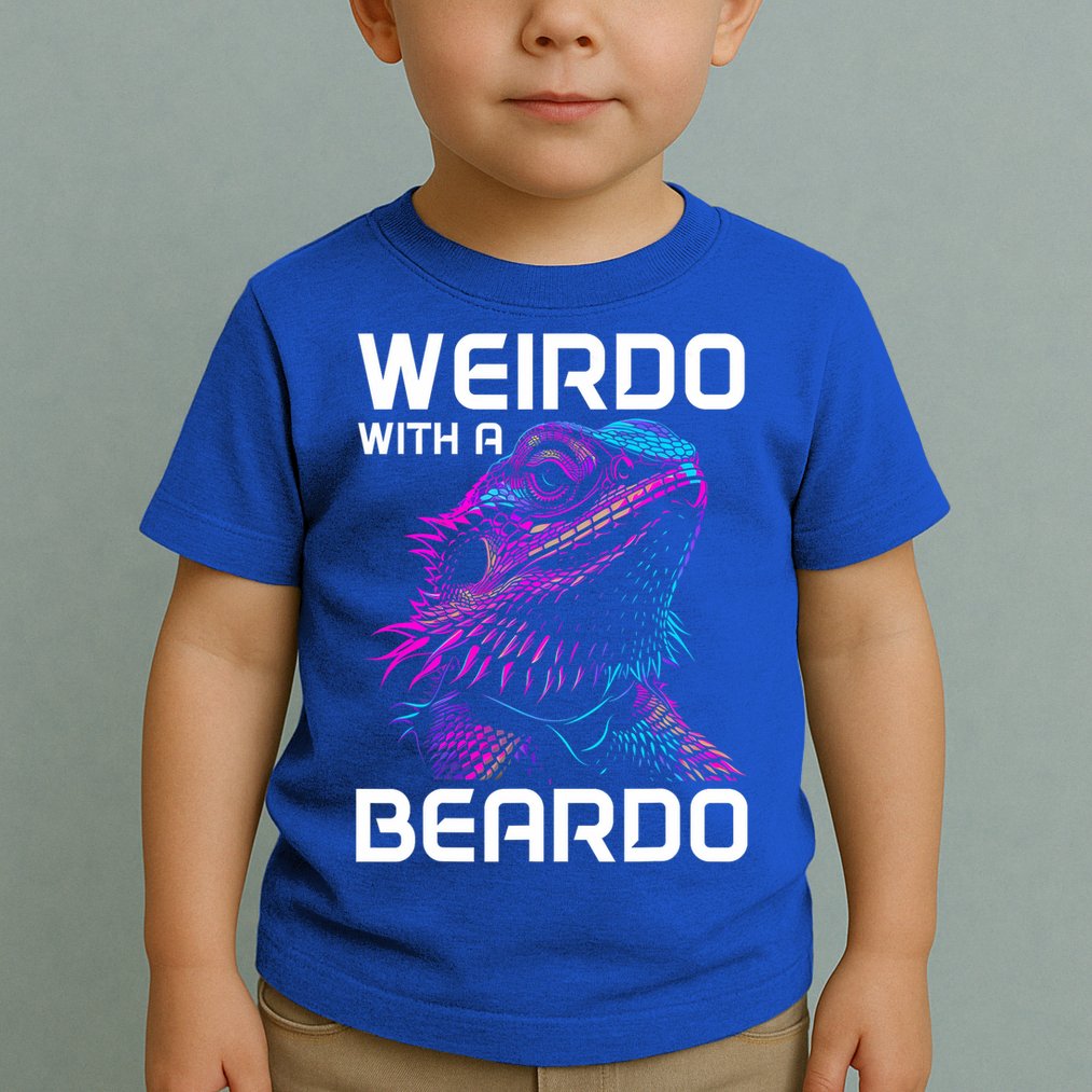 Bearded Dragon Funny Reptile Lover Toddler T-Shirt