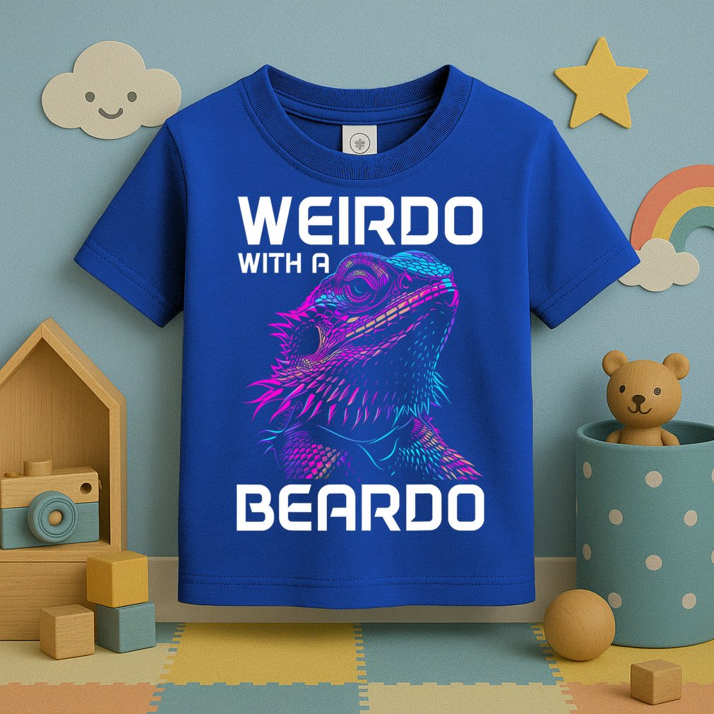 Bearded Dragon Funny Reptile Lover Toddler T-Shirt