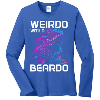 Bearded Dragon Funny Reptile Lover Ladies Long Sleeve Shirt