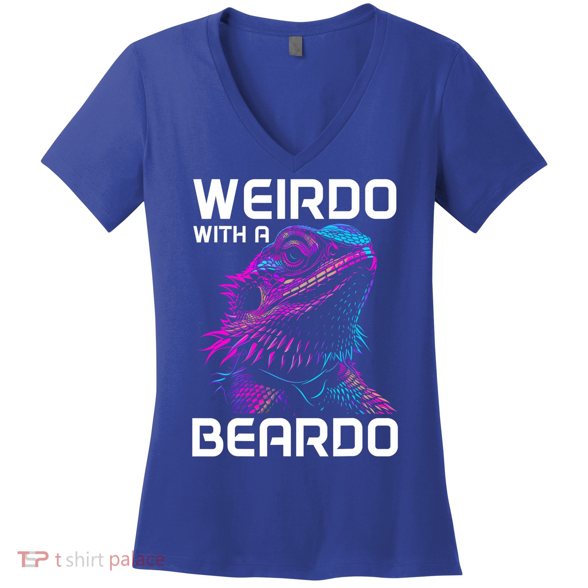 Bearded Dragon Funny Reptile Lover Women's V-Neck T-Shirt