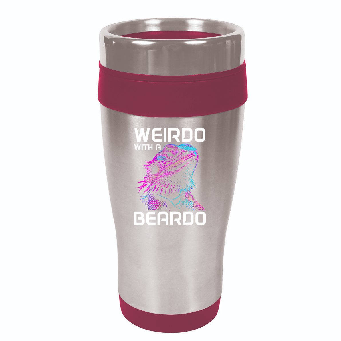 Bearded Dragon Funny Reptile Lover 16oz Travel Tumbler