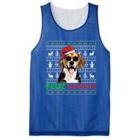 Beagle Dog Feliz Navidog Funny Christmas Gift Mesh Reversible Basketball Jersey Tank