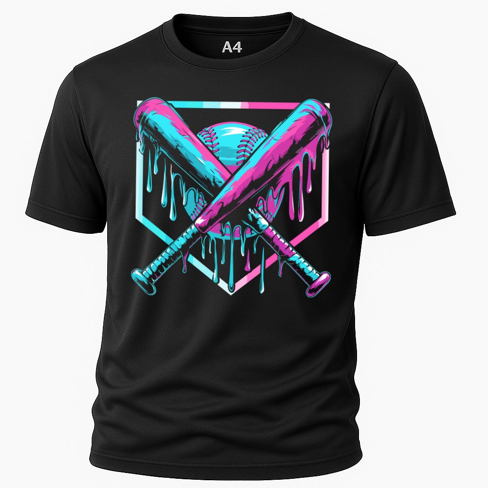 Baseball Drip For Ice Cream Drip Cooling Performance Crew T-Shirt