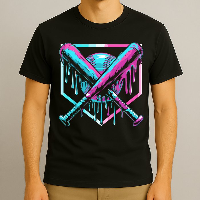 Baseball Drip For Ice Cream Drip T-Shirt