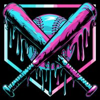 Baseball Drip For Ice Cream Drip T-Shirt