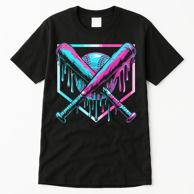 Baseball Drip For Ice Cream Drip Tall T-Shirt