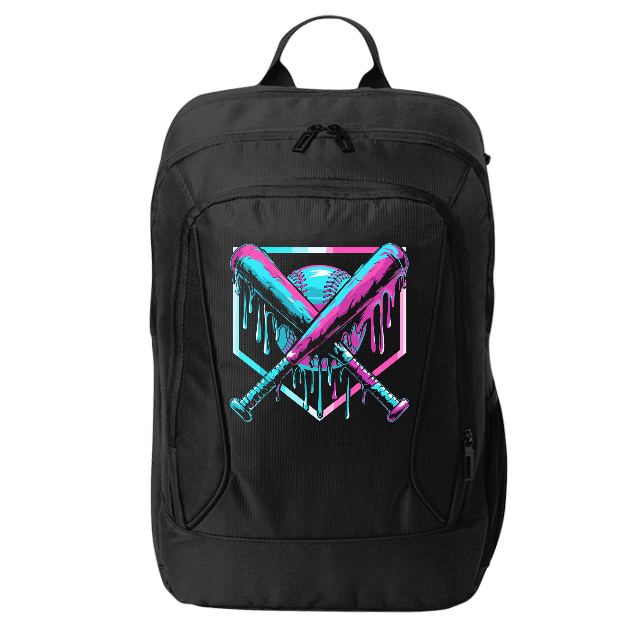 Baseball Drip For Ice Cream Drip City Backpack