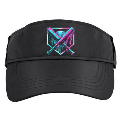 Baseball Drip For Ice Cream Drip Adult Drive Performance Visor