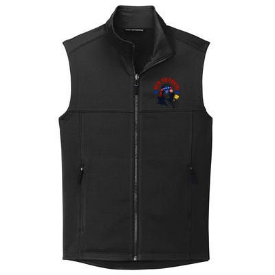 Ben Drankin Funny Fourth Of July 4th Of July Ben Drinking Patry Collective Smooth Fleece Vest