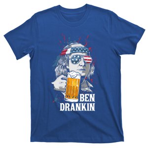 Ben Drankin Funny 4th Of July Sarcastic Benjamin Franklin Funny Gift T-Shirt