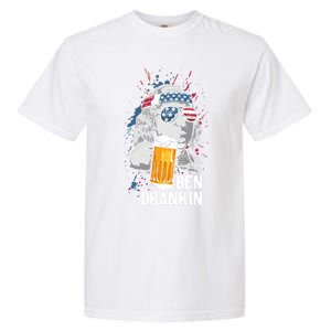 Ben Drankin Funny 4th Of July Sarcastic Benjamin Franklin Funny Gift Garment-Dyed Heavyweight T-Shirt