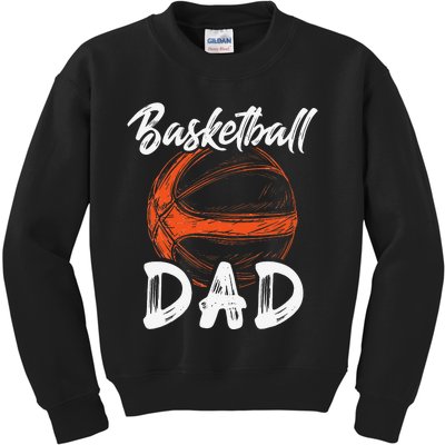 Basketball Dad For Family Matching Basketball Ballers Kids Sweatshirt