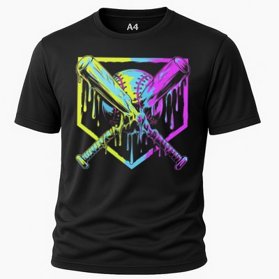 Baseball Drip For Ice Cream Drip Baseball Performance Shirt