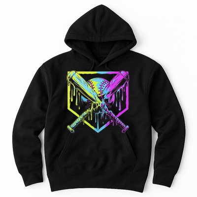 Baseball Drip For Ice Cream Drip Baseball Hoodie